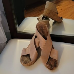 3 for 25 Lucky brand cork platform sandals